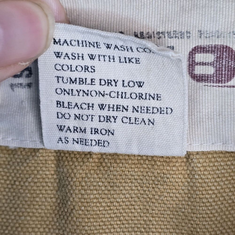 BKE 67 Mens Tan Canvas Barn Jacket Wool Blend Lined Workwear Coat Large 46150 - Picture 8 of 11
